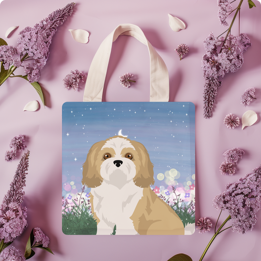Shih Tzu Dog Tote Bag 13x13