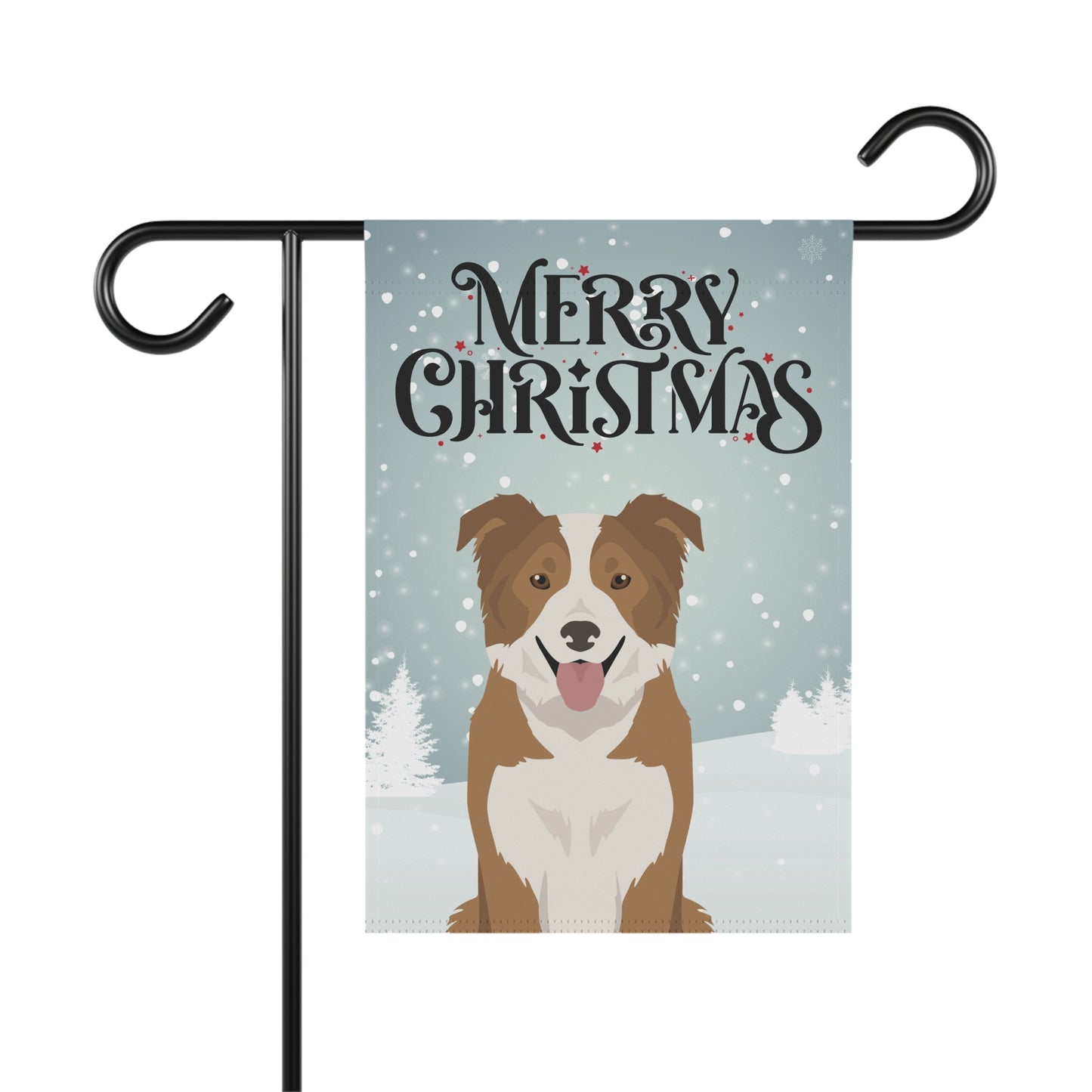 Border Collie Dog Garden Flag