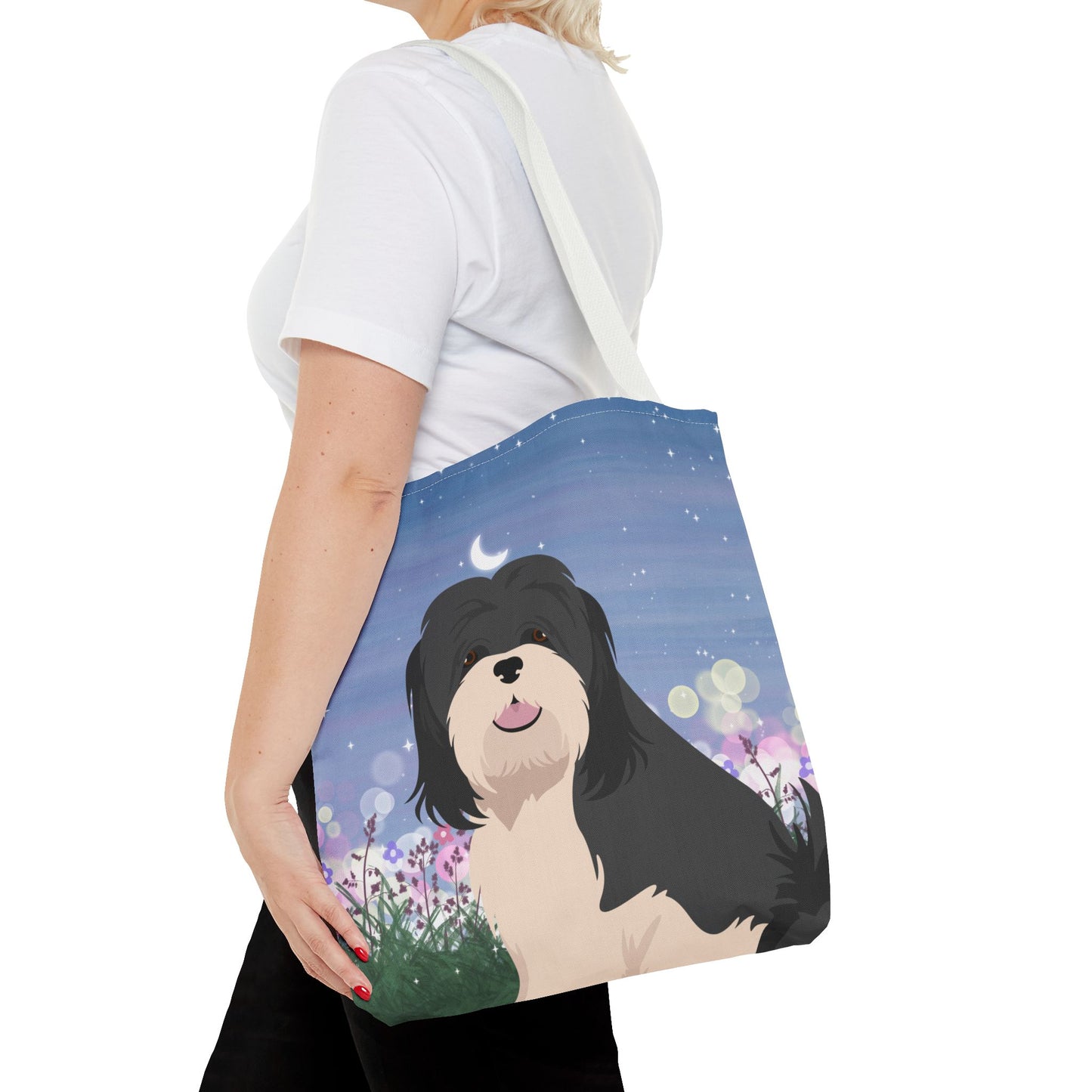 Lhasa Apso Dog Tote Bag 16x16