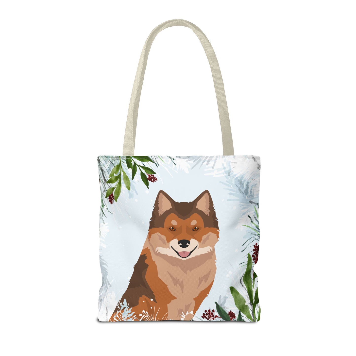 Nenets Herding Laika Dog Christmas Holiday Tote Bag 16x16