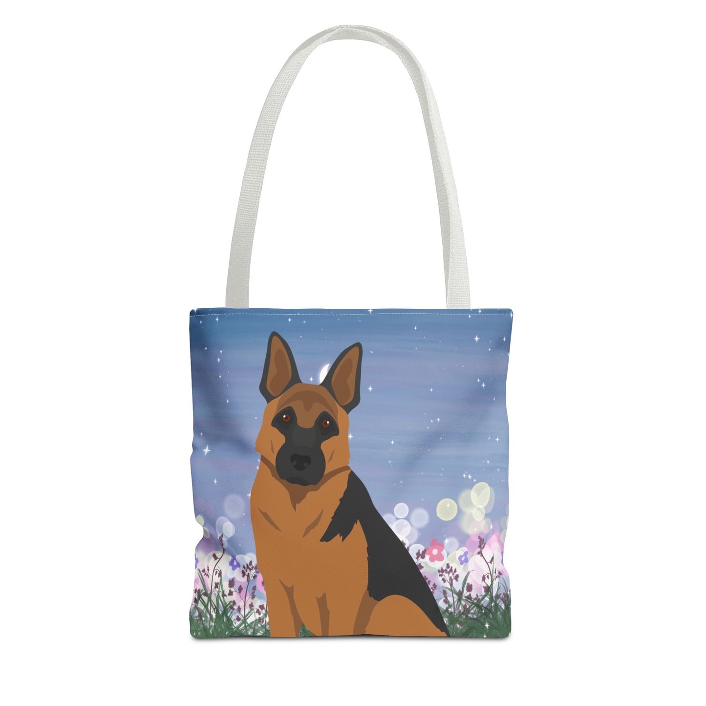 German Shepherd Dog Tote Bag 13x13