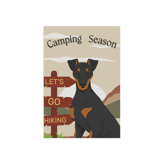 Manchester Terrier Dog Camping Garden Flag