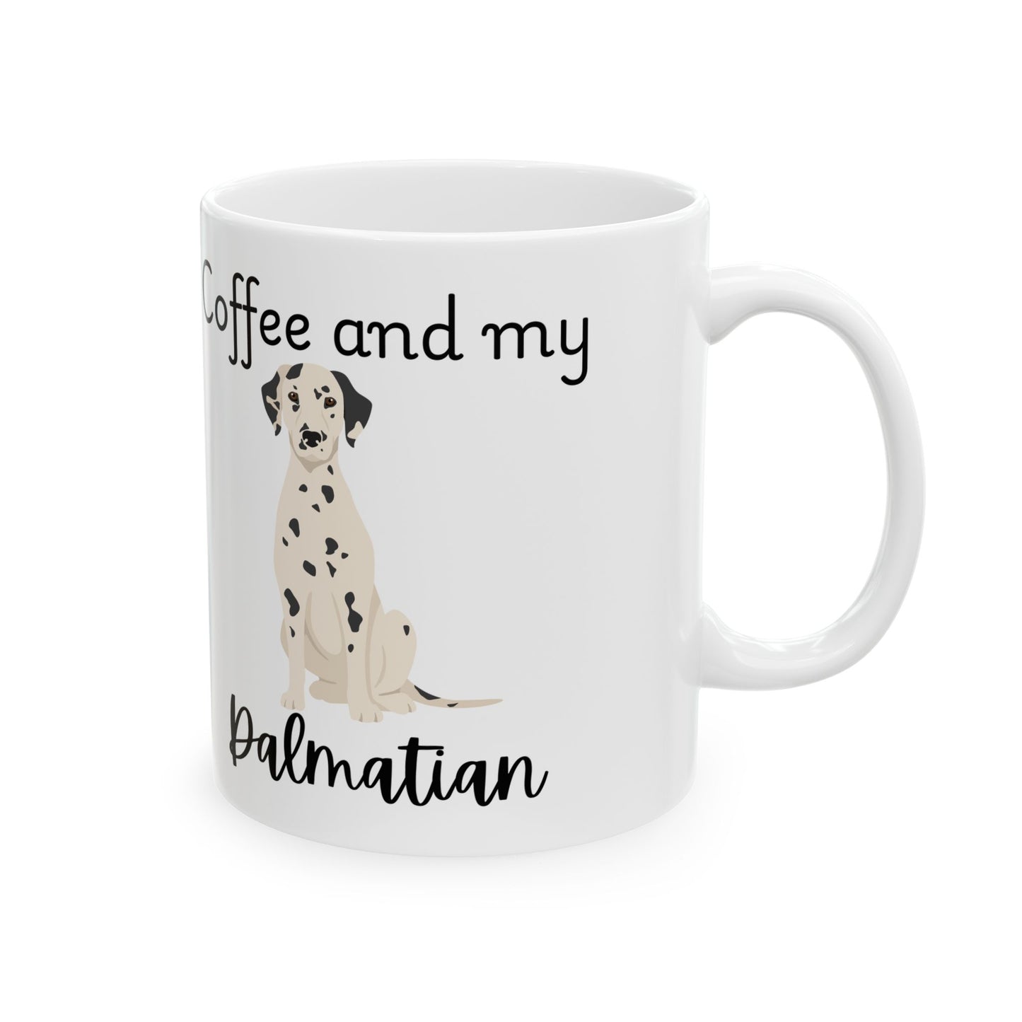 Coffee and My Doberman Ceramic Mug | Dog Lover Gift, Pet Owner Cup, Cute Mug for Dog Moms, Funny Mug for Coffee Lovers