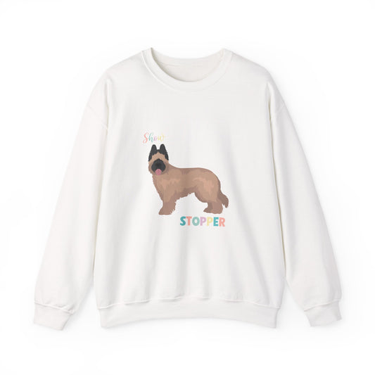 Briard Dog Unisex Heavy Blend Crewneck Sweatshirt