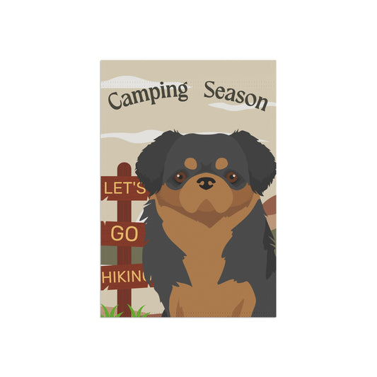 Tibetan Spaniel Dog Camping Garden Flag