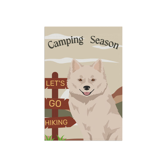 Nenets Herding Laika Dog Camping Garden Flag