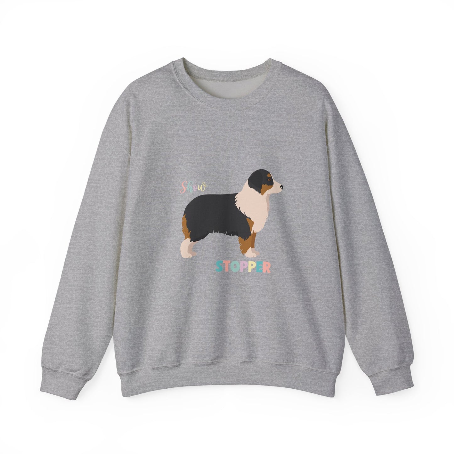 Miniature American Shepherd Dog Unisex Heavy Blend Crewneck Sweatshirt