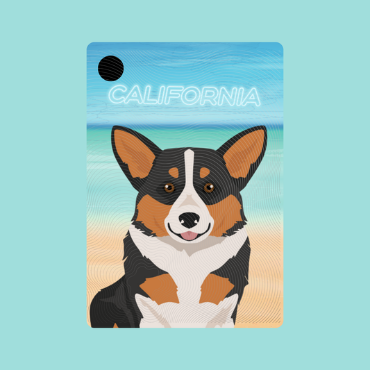 Pembroke Welsh Corgi Dog Keychain