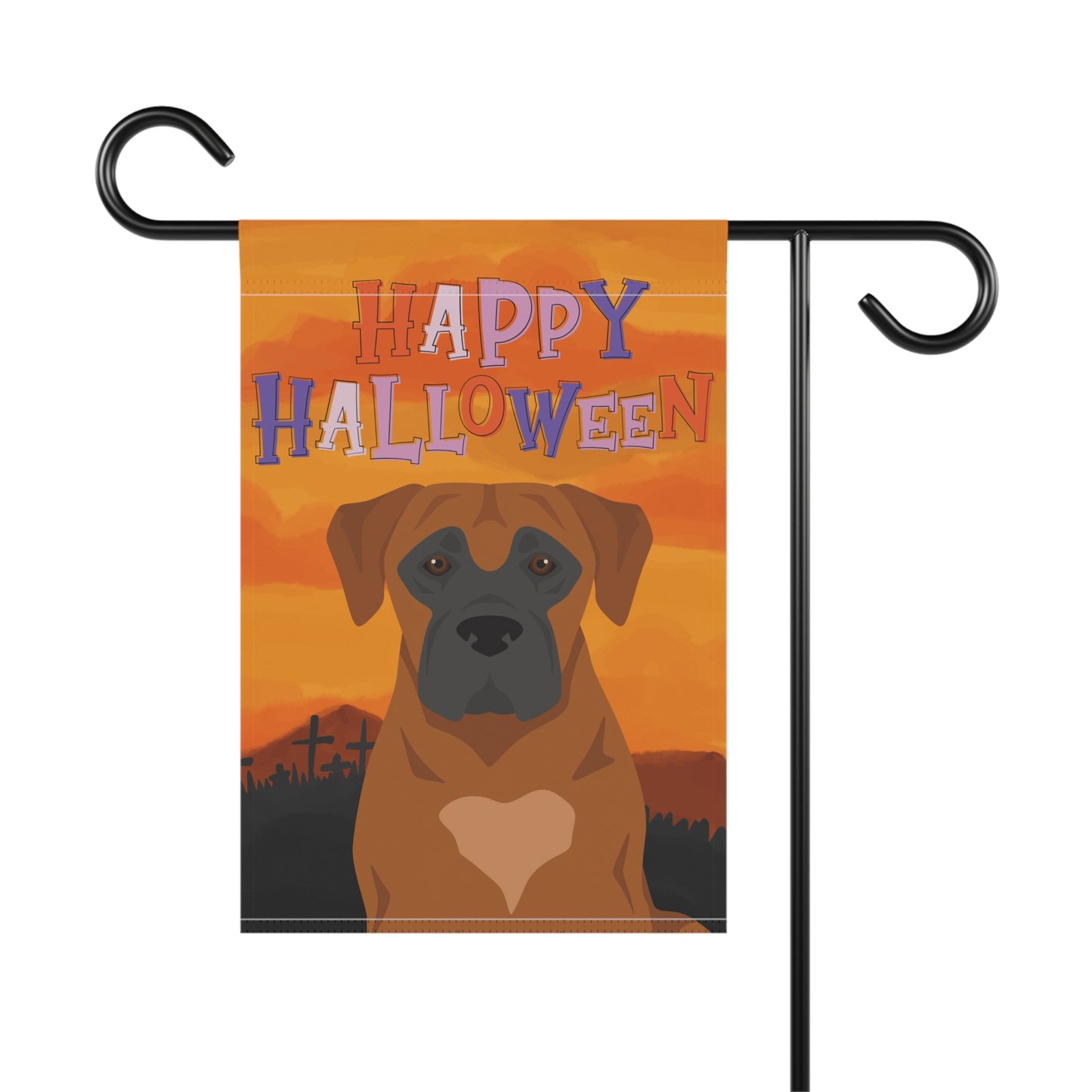 Boerboel Dog Halloween Garden Flag