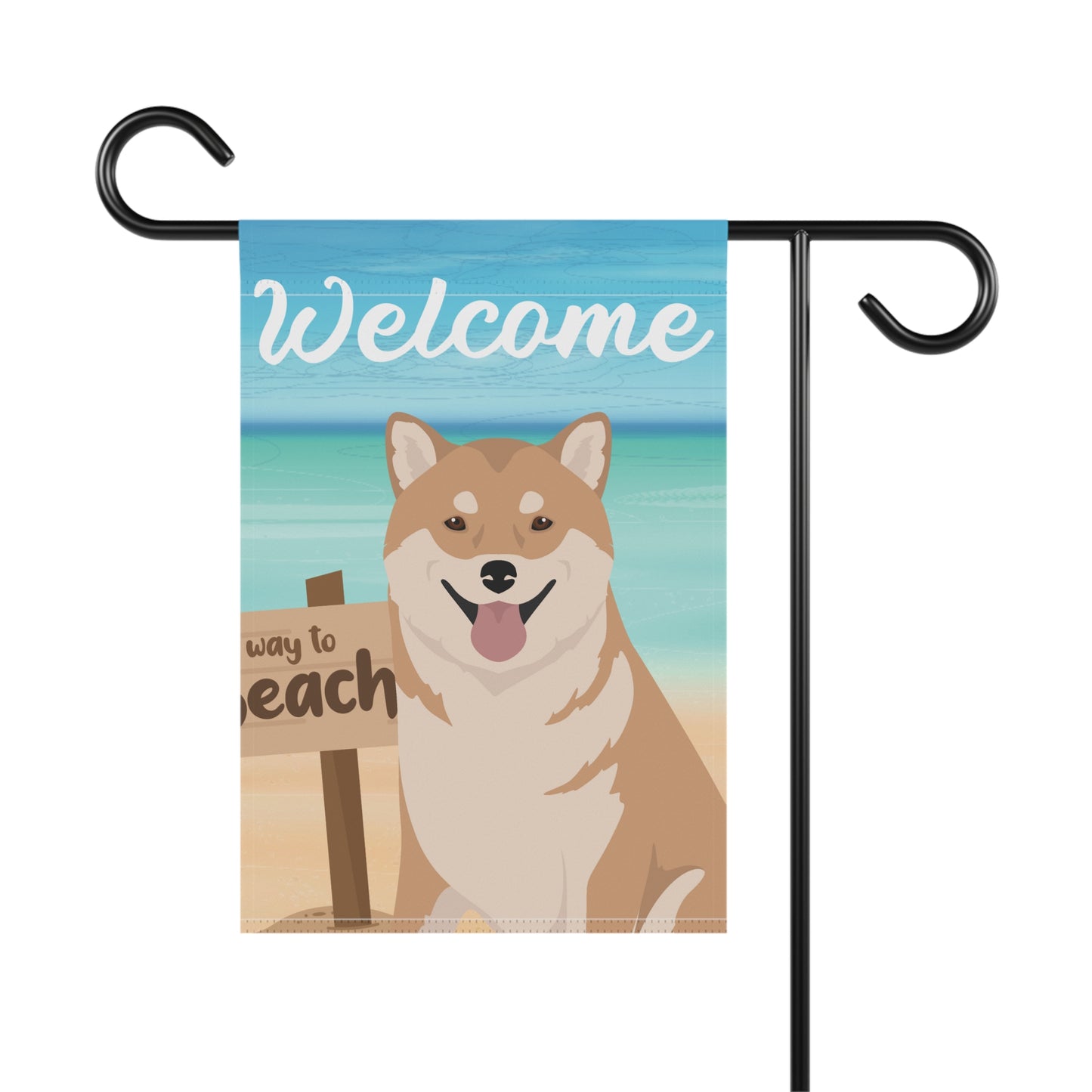 Shiba Inu Dog Garden Flag