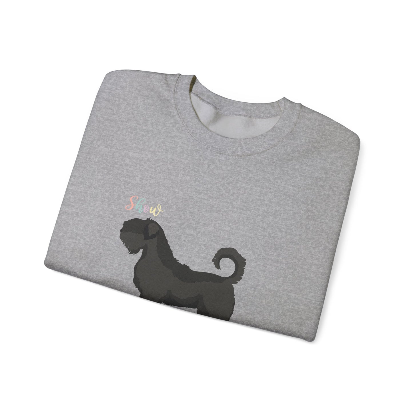 Black Russian Terrier Dog Unisex Heavy Blend Crewneck Sweatshirt