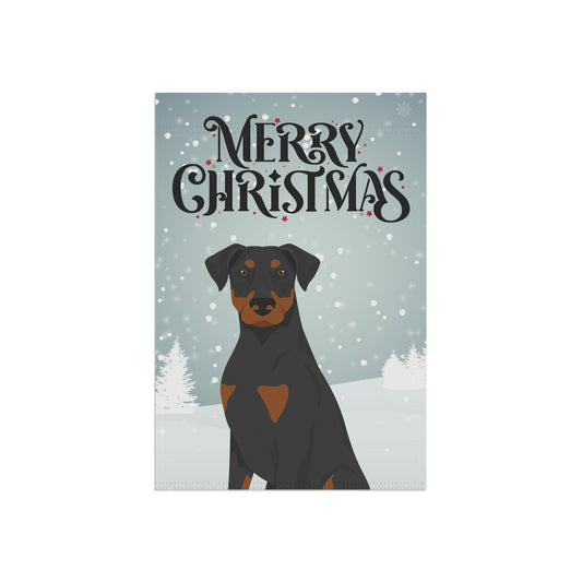 Doberman Pinscher Dog Garden Flag