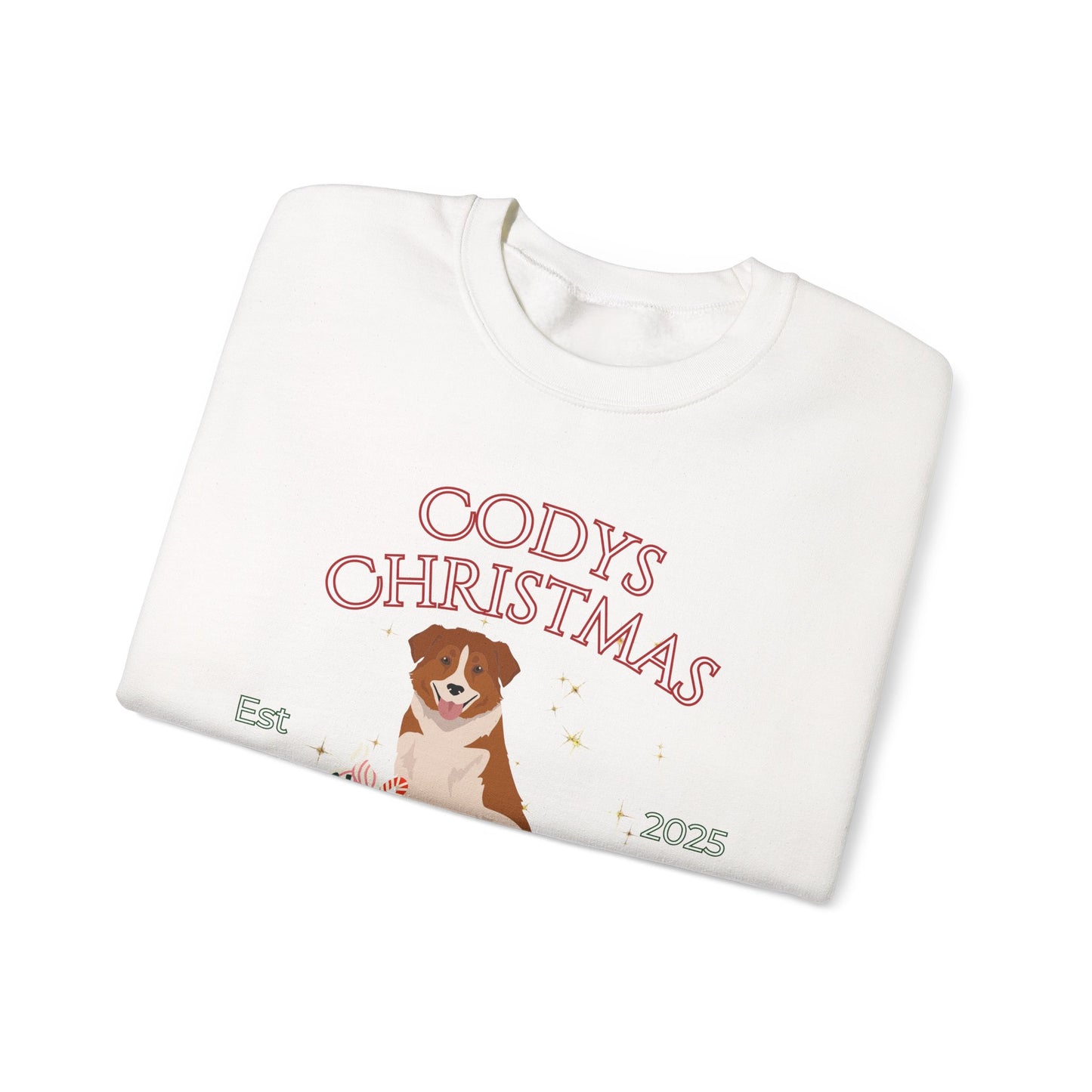 Aidi Dog Christmas Social Club Unisex Heavy Blend Crewneck Sweatshirt Custom Name