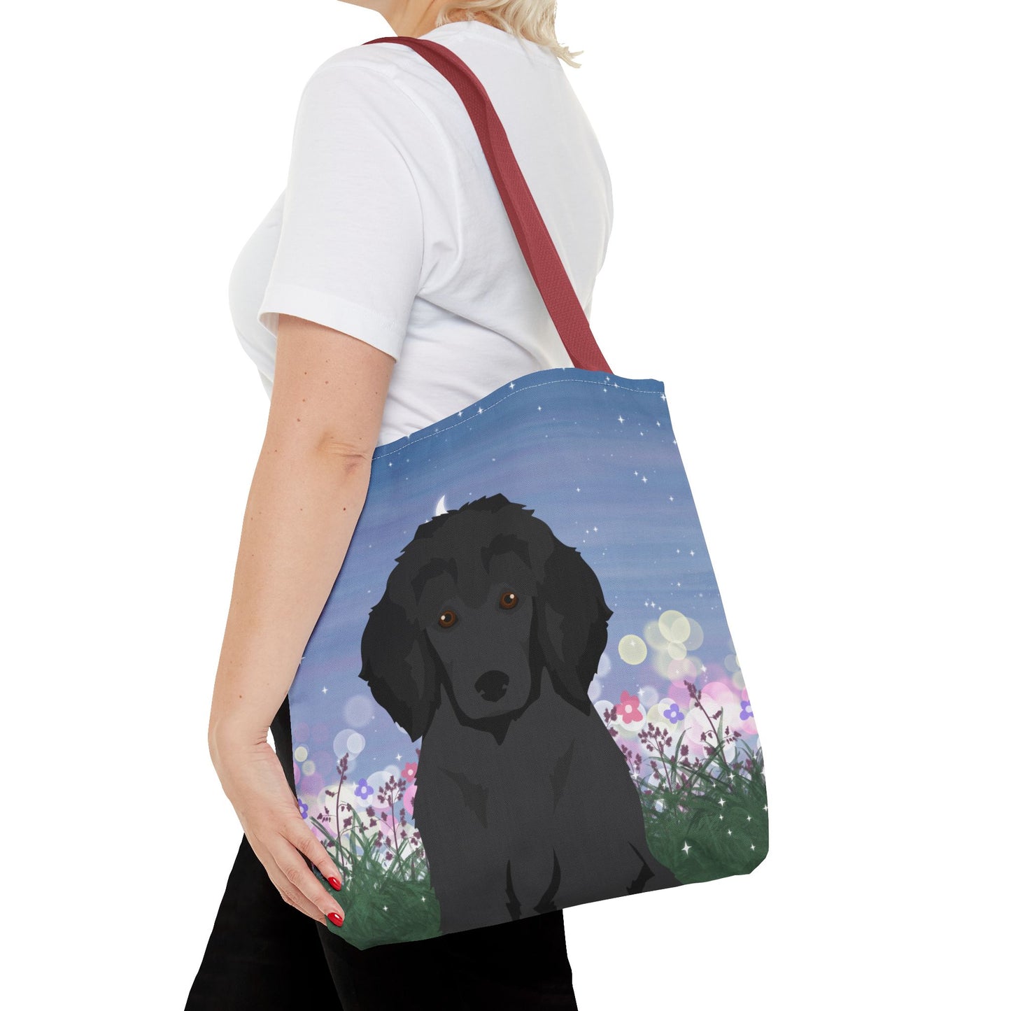 Poodle Dog Tote Bag 16x16