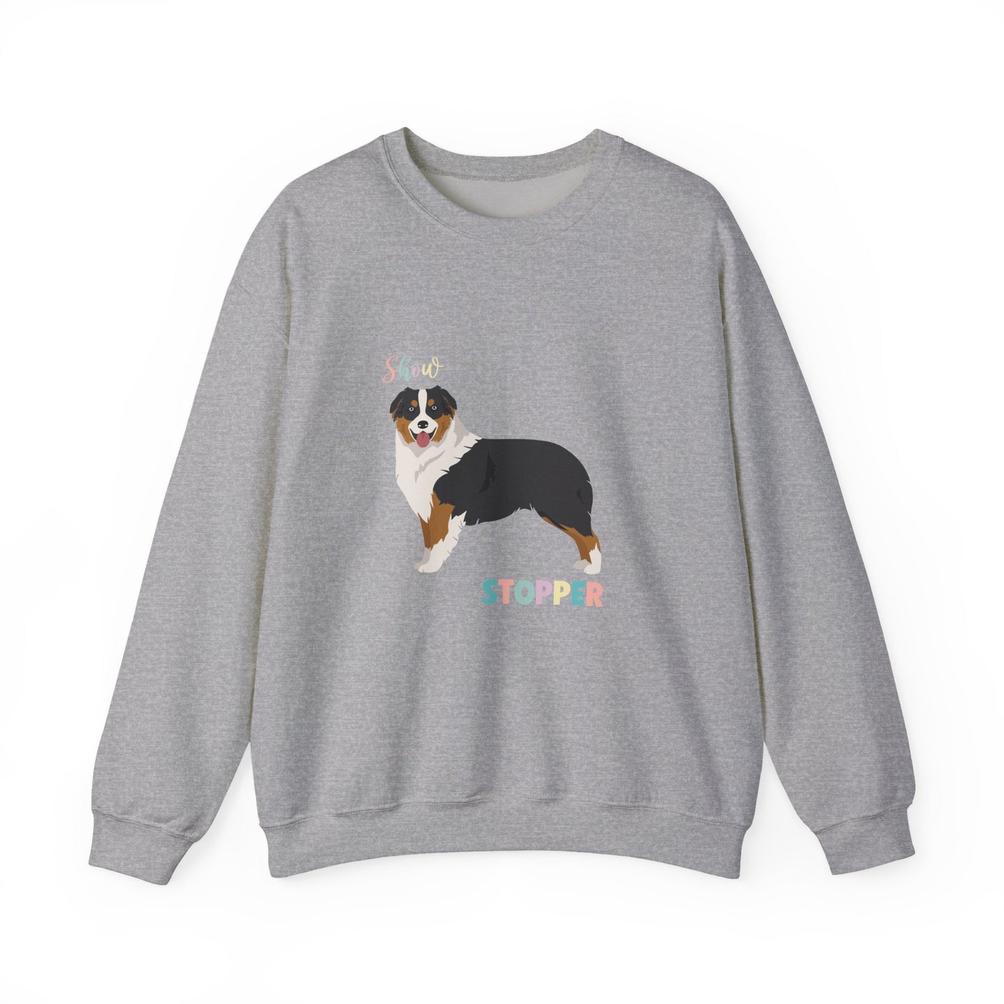 Australian Shepherd Dog Unisex Heavy Blend Crewneck Sweatshirt
