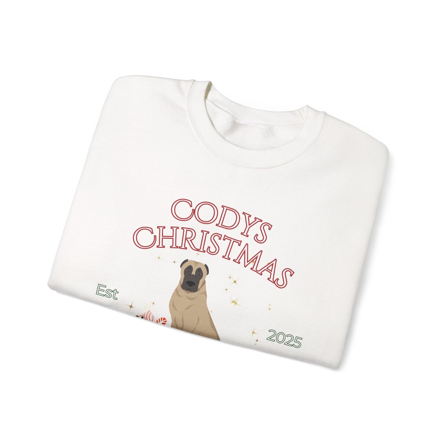 Kangal Dog Christmas Social Club Unisex Heavy Blend Crewneck Sweatshirt Custom Name