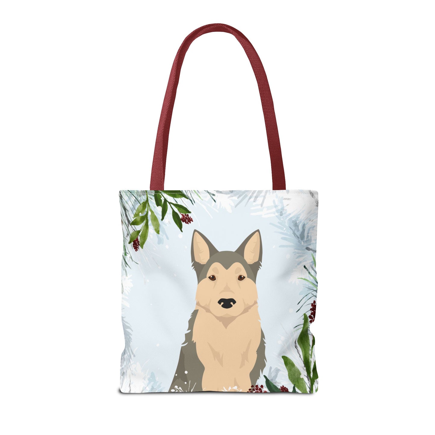 West Siberian Laika Dog Christmas Holiday Tote Bag 16x16