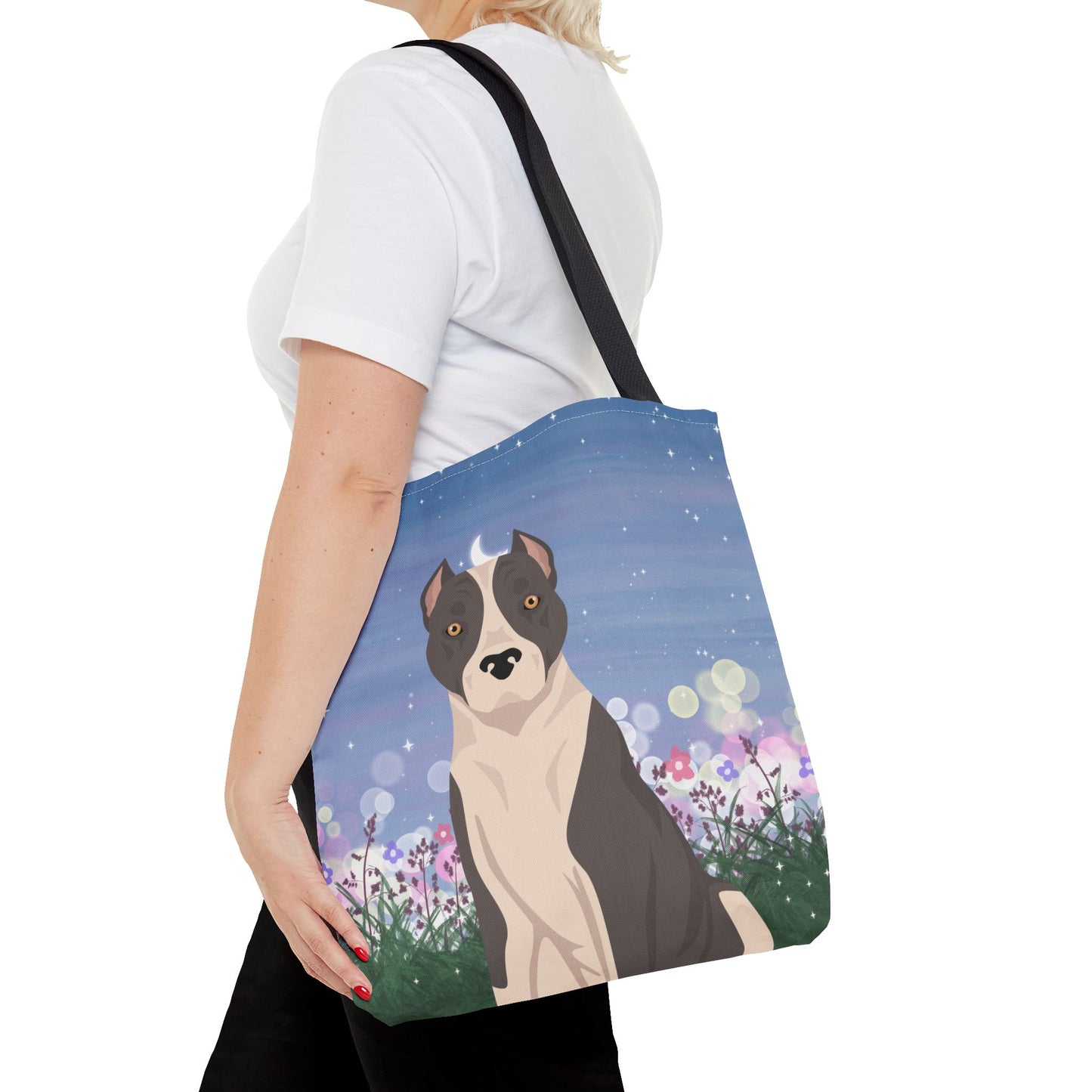 American Staffordshire Terrier Dog Tote Bag 16x16