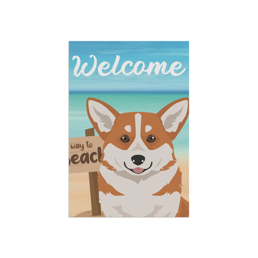 Pembroke Welsh Corgi Dog Garden Flag