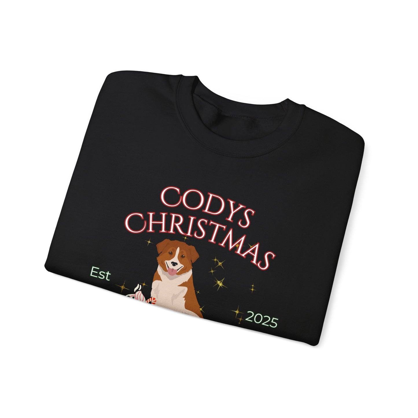 Aidi Dog Christmas Social Club Unisex Heavy Blend Crewneck Sweatshirt Custom Name