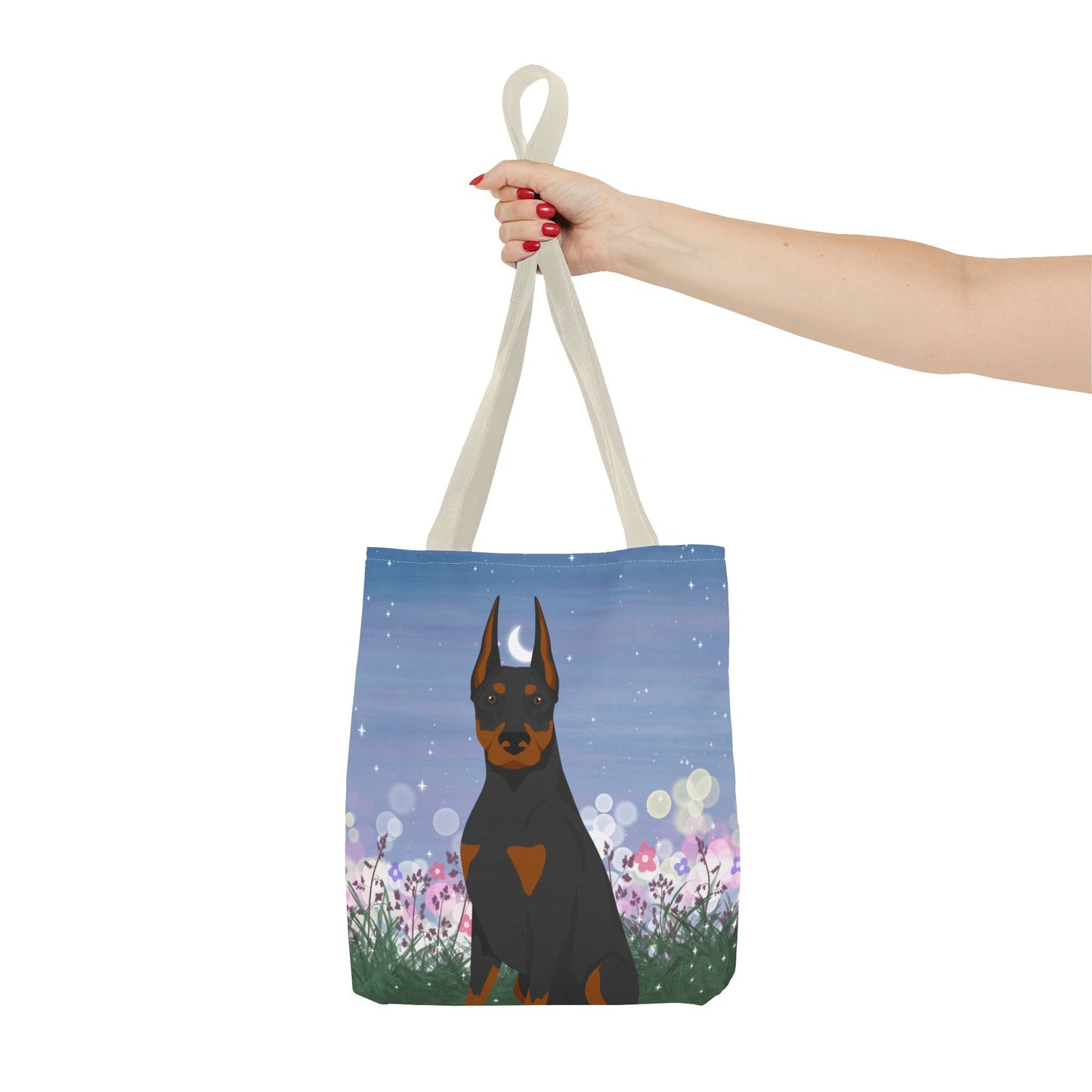 Dobermann Pinscher Dog Tote Bag 13x13