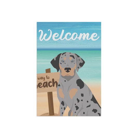 Catahoula Leopard Dog Dog Garden Flag
