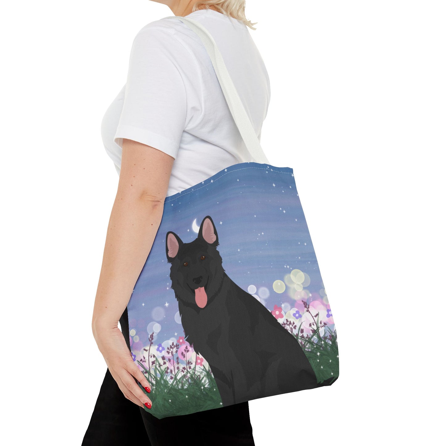 German Shepherd Dog Tote Bag 16x16