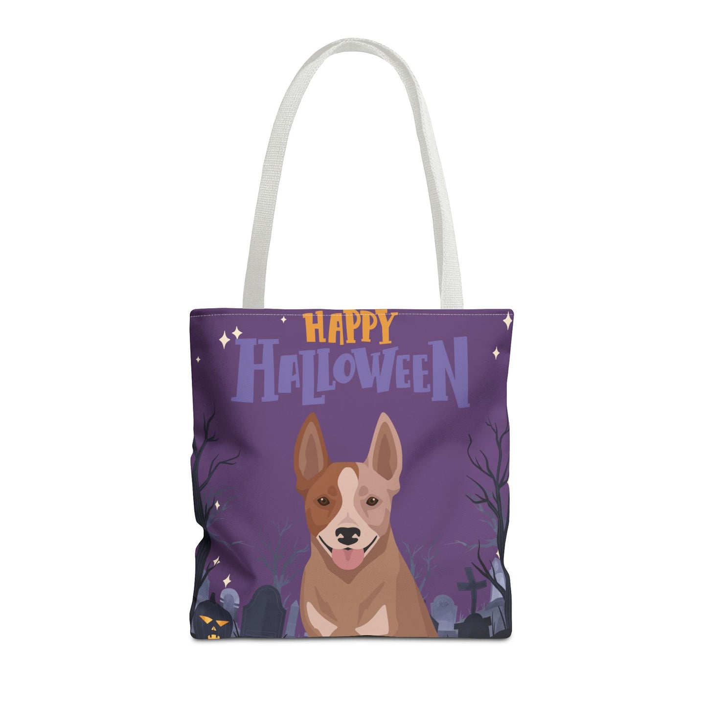 Australian Stumpy Tail Cattle Dog Dog Happy Halloween Tote Bag 16x16