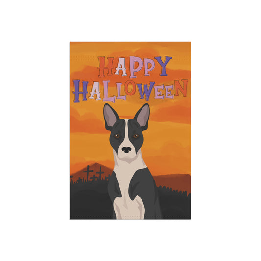 Telomian Dog Halloween Garden Flag