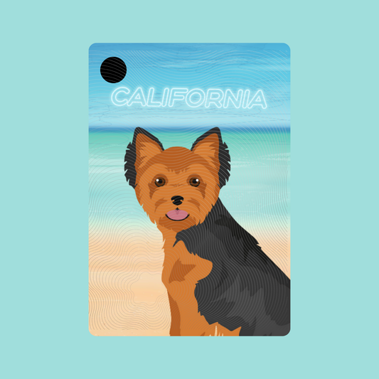 Yorkshire Terrier Dog Keychain