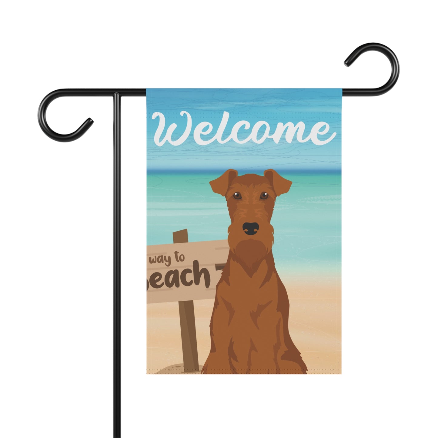 Irish Terrier Dog Garden Flag