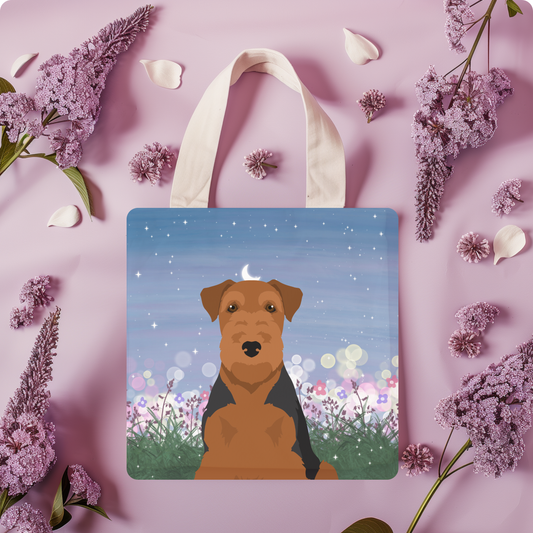 Welsh Terrier Dog Tote Bag 13x13