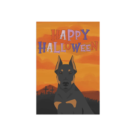 Beauceron Dog Halloween Garden Flag