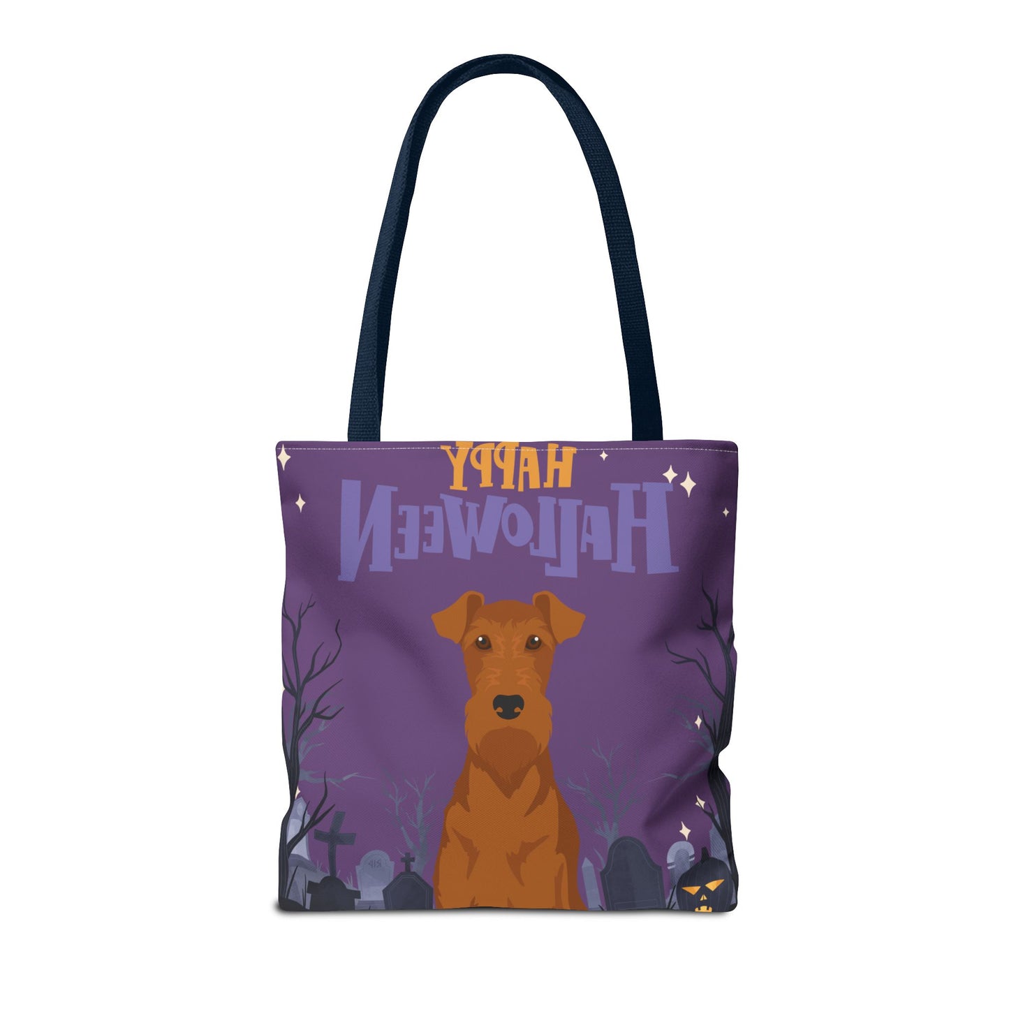 Irish Terrier Dog Happy Halloween Tote Bag 16x16