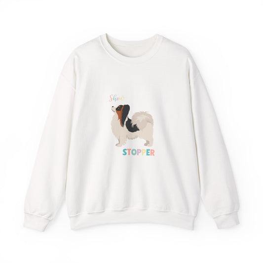 Papillon Dog Unisex Heavy Blend Crewneck Sweatshirt