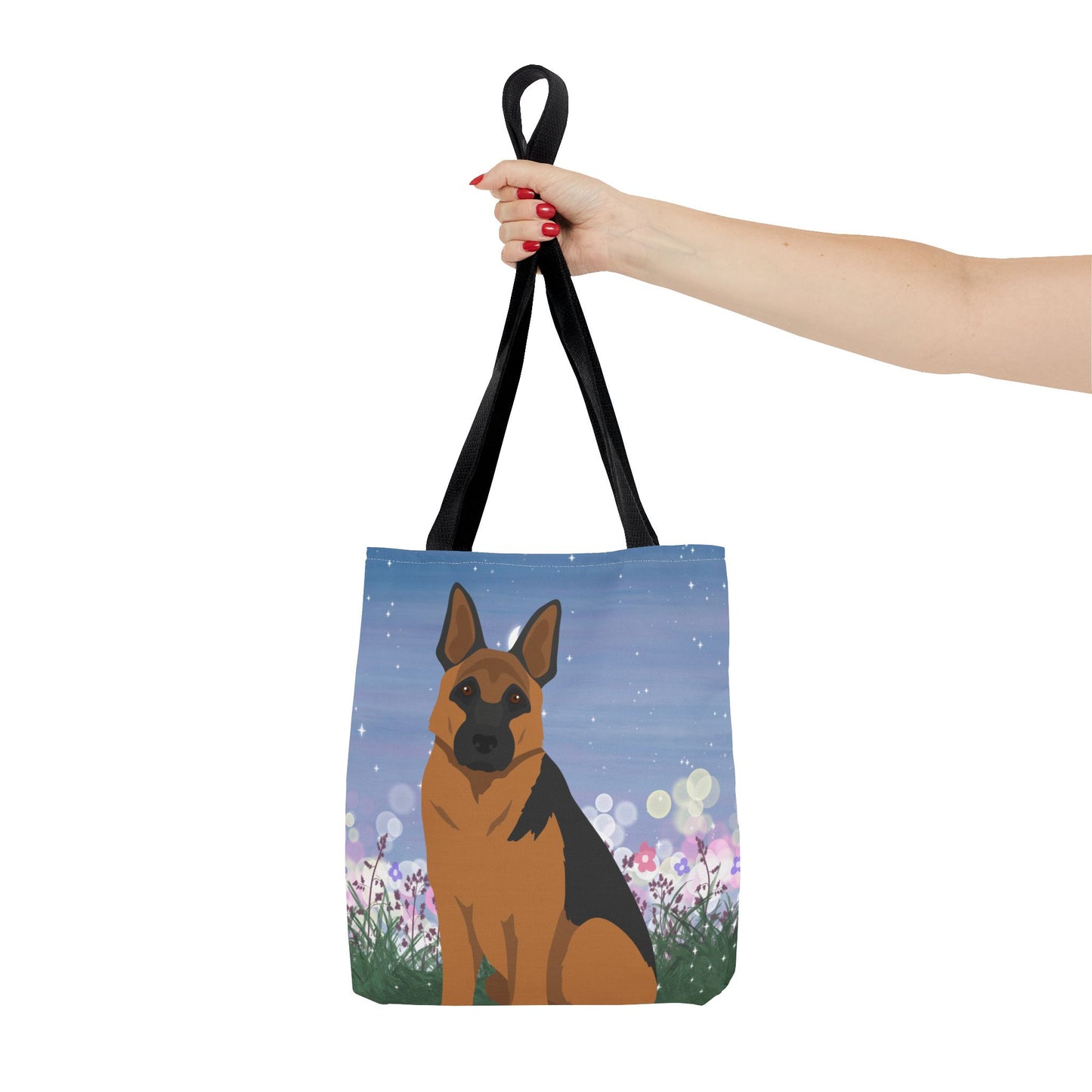 German Shepherd Dog Tote Bag 13x13