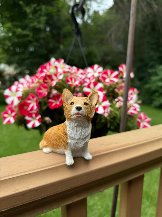 Pembroke Welsh Corgi Dog Figurine