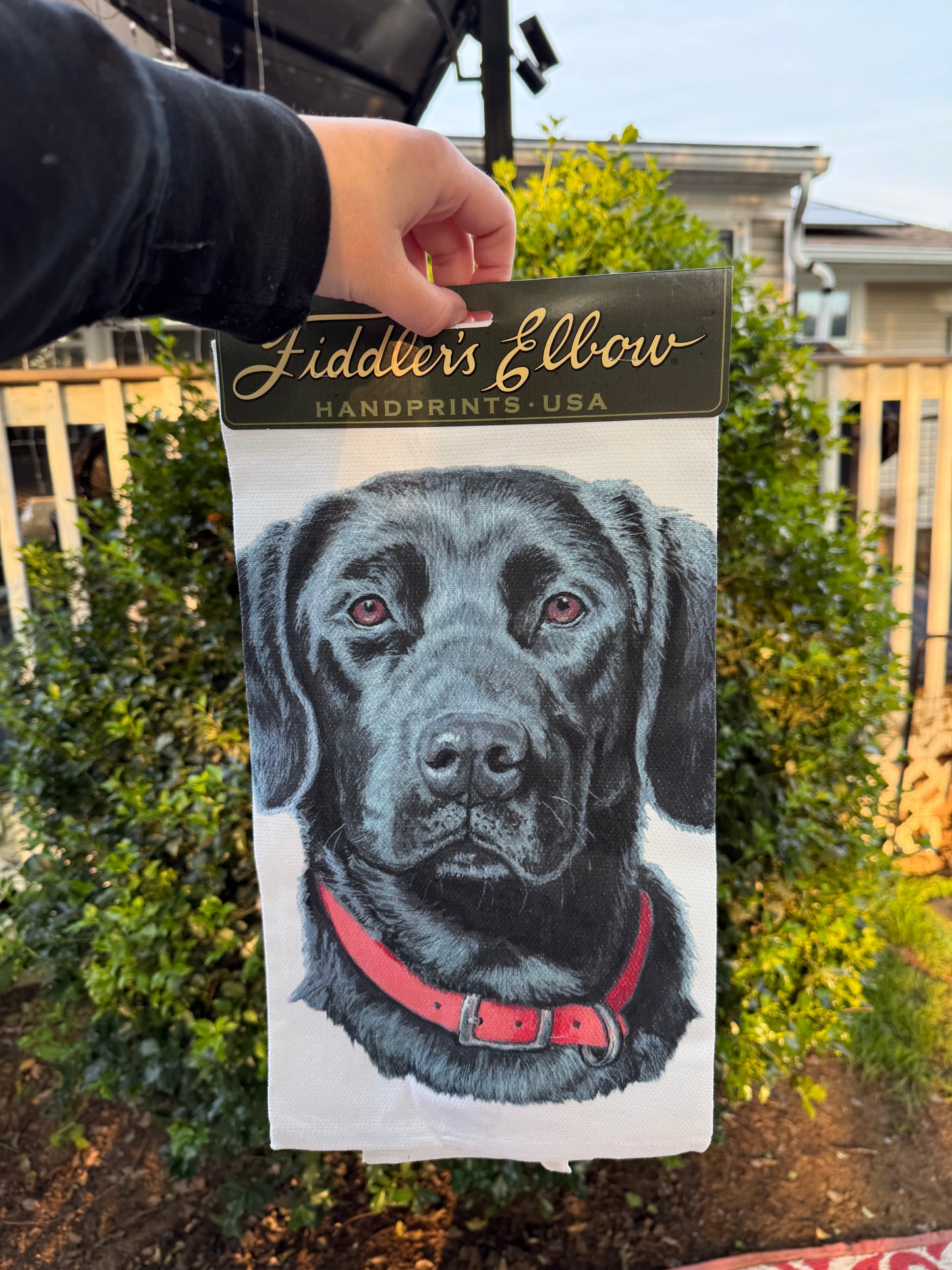 Labrador Retriever Dog Dish Towel