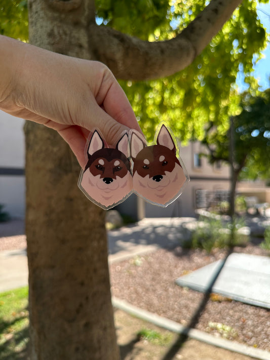 Shikoku Ken Dog Clip 2.5in