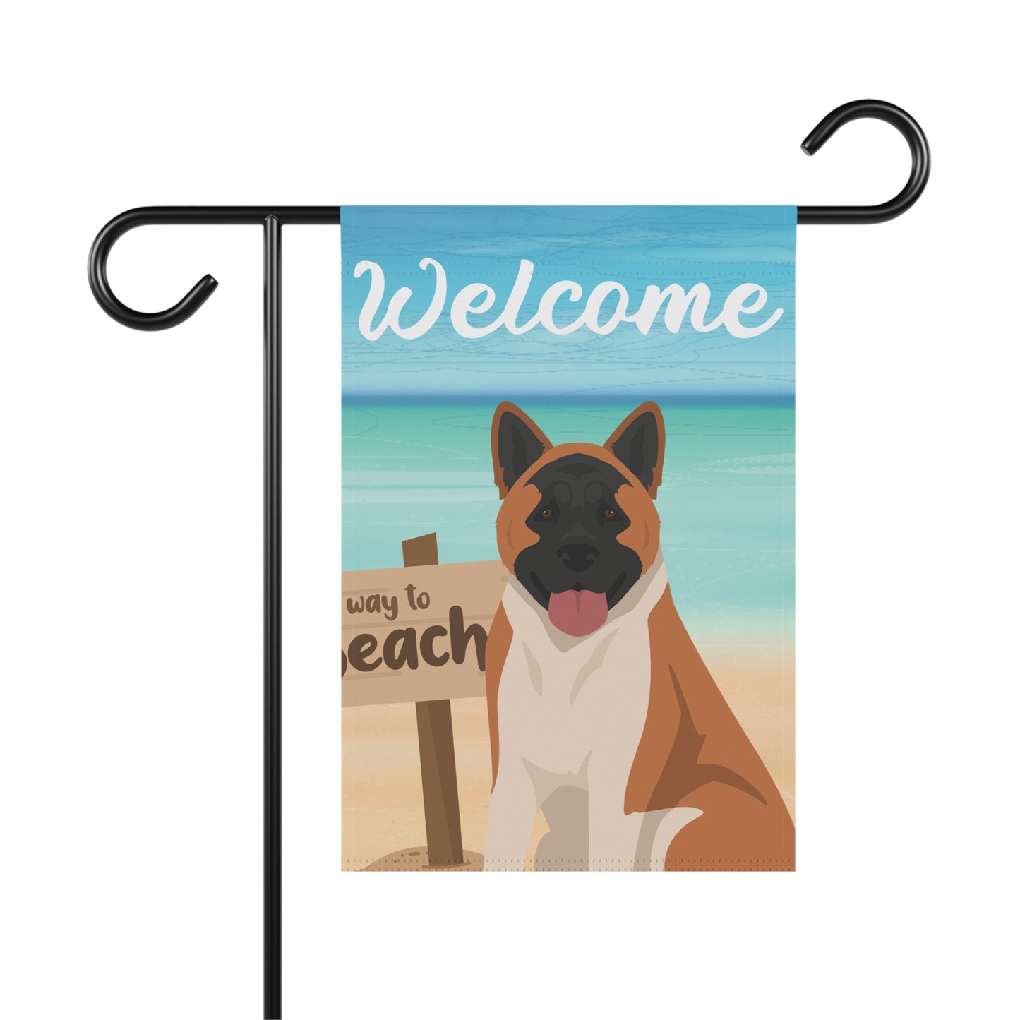 American Akita Dog Garden Flag
