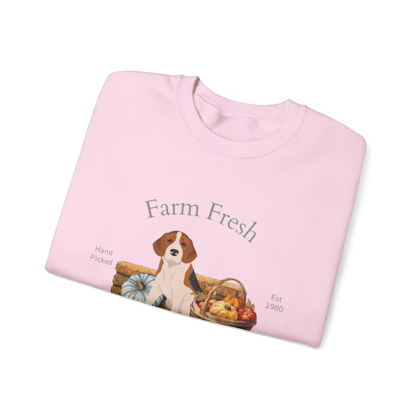 Beagle Dog Fall Farm Fresh Unisex Heavy Blend Crewneck Sweatshirt