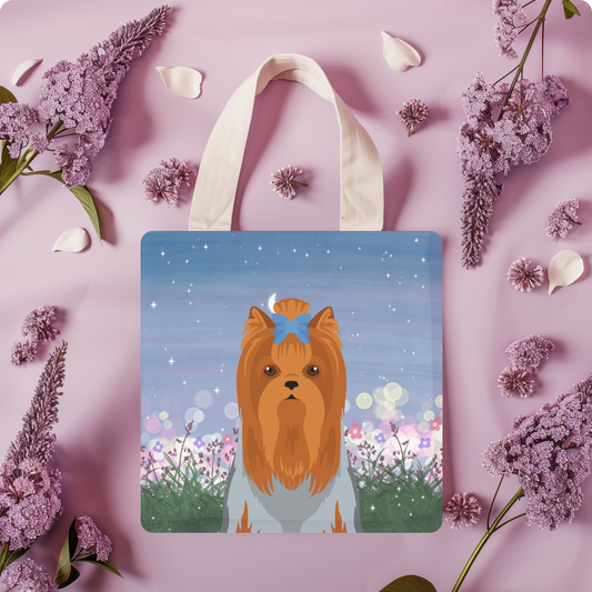 Yorkshire Terrier Dog Tote Bag 13x13