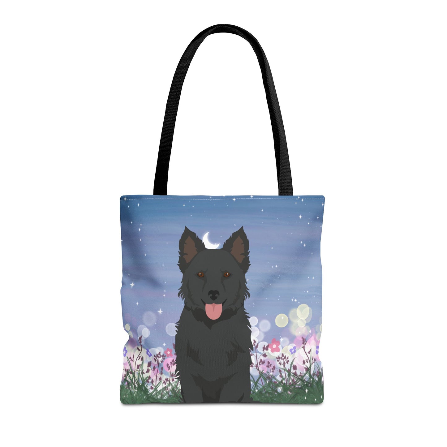 Mudi Dog Tote Bag 16x16