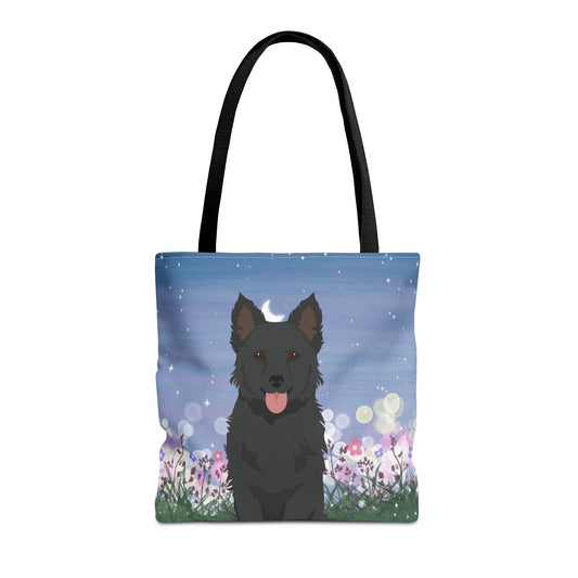 Mudi Dog Tote Bag 16x16