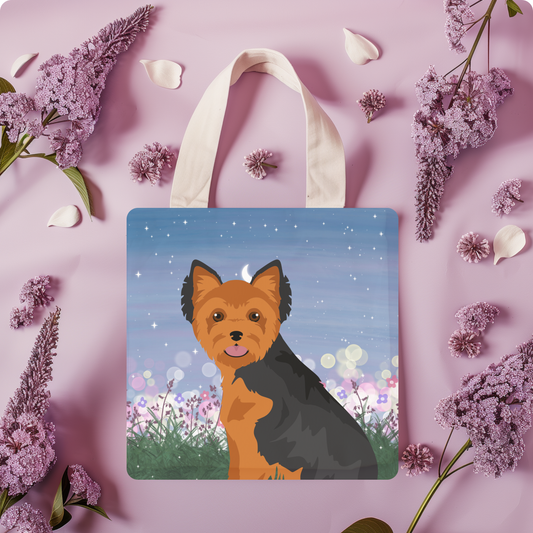 Yorkshire Terrier Dog Tote Bag 13x13