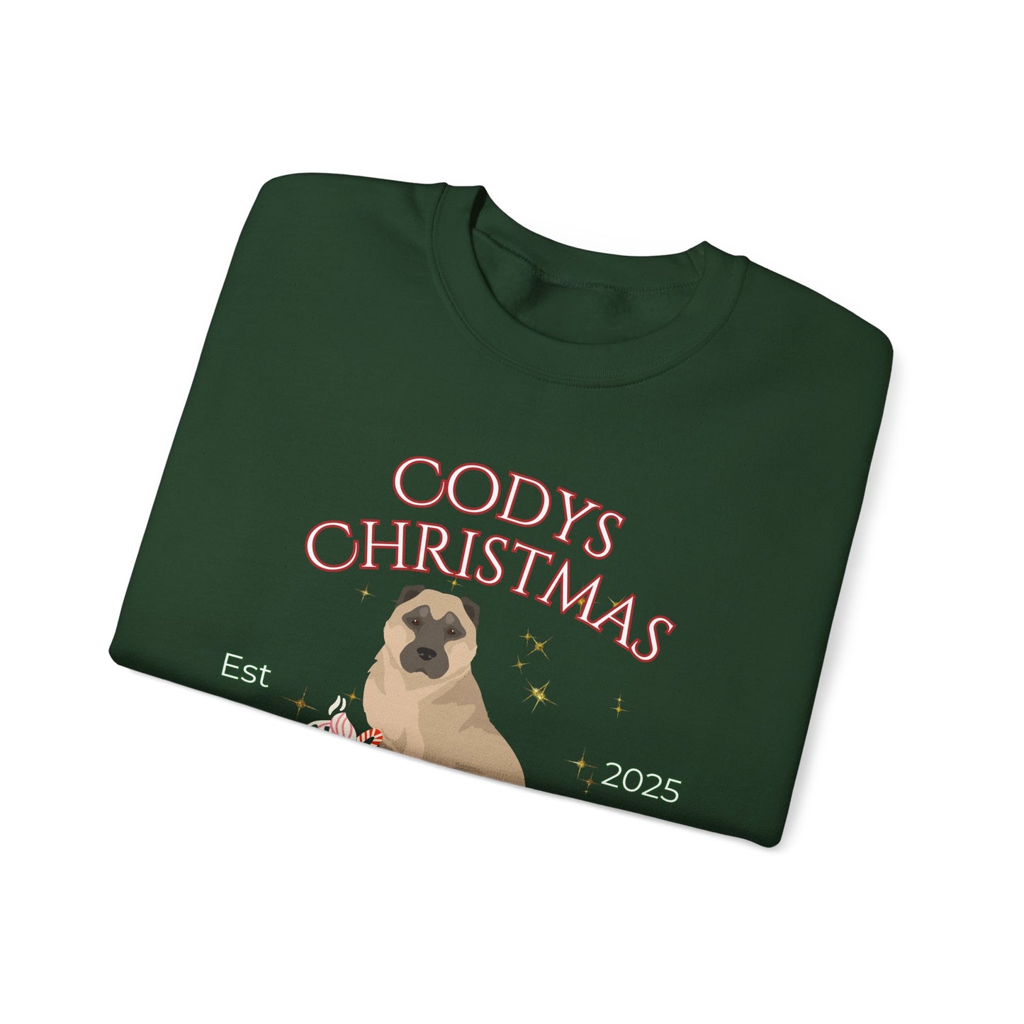 Armenian Gampr Dog Christmas Social Club Unisex Heavy Blend Crewneck Sweatshirt Custom Name