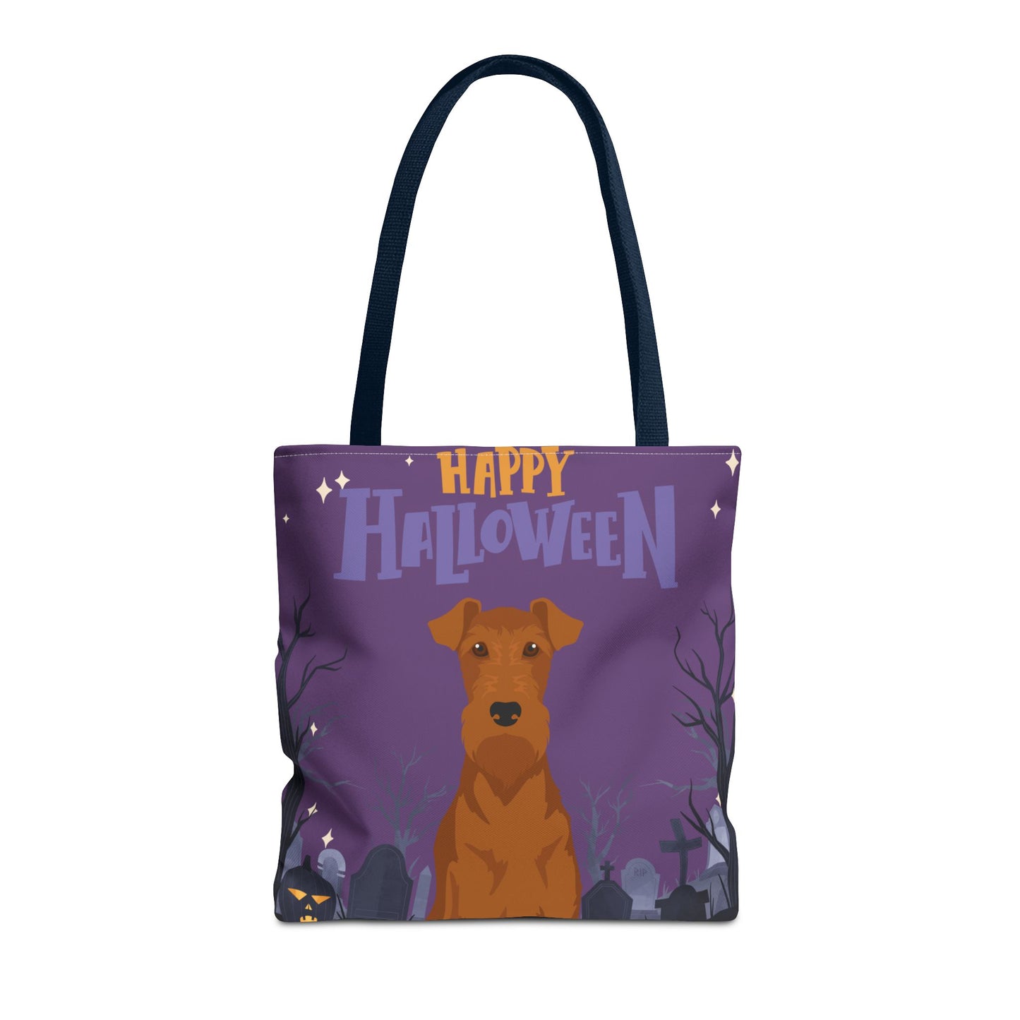 Irish Terrier Dog Happy Halloween Tote Bag 16x16