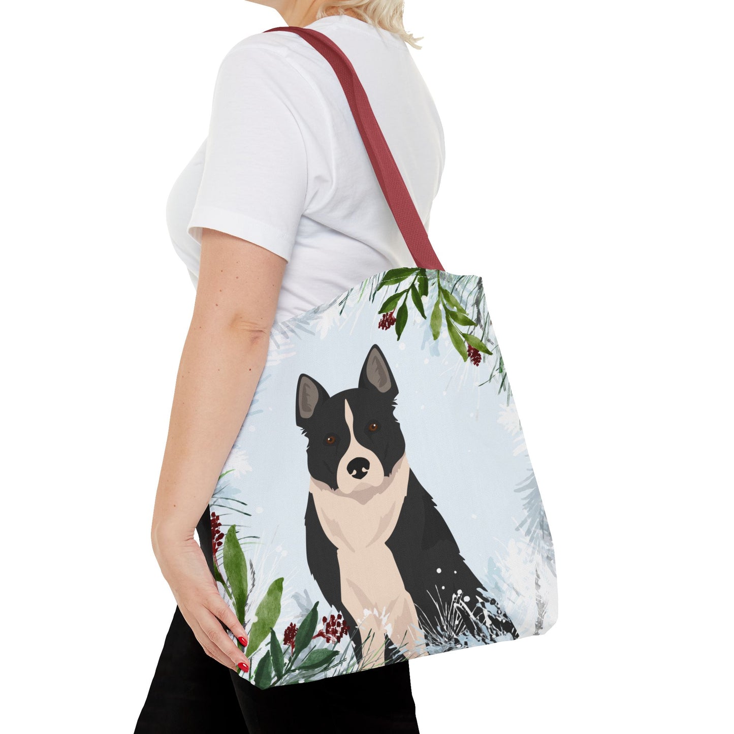 Karelian Bear Dog Dog Christmas Holiday Tote Bag 16x16
