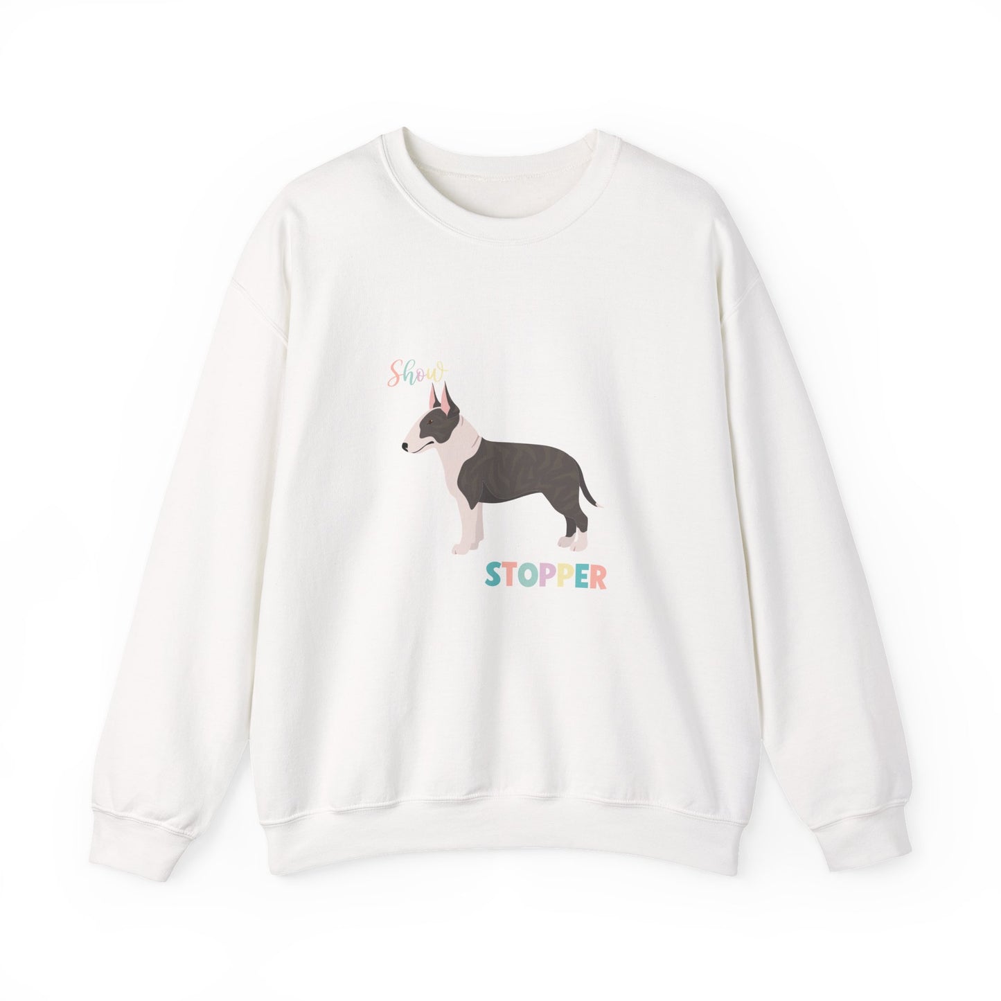 Bull Terrier Dog Unisex Heavy Blend Crewneck Sweatshirt
