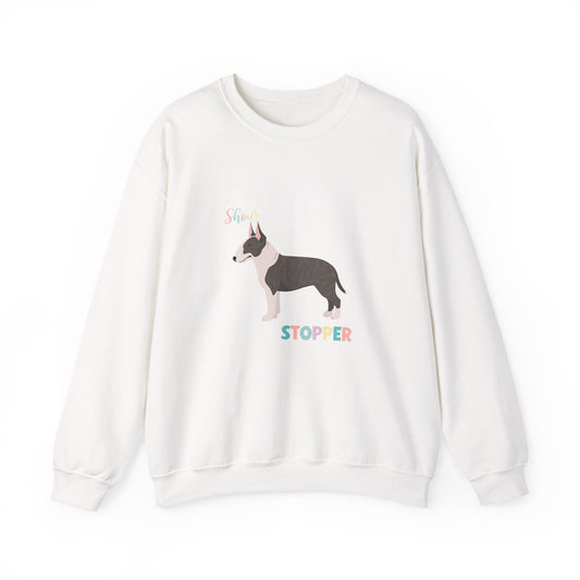 Bull Terrier Dog Unisex Heavy Blend Crewneck Sweatshirt